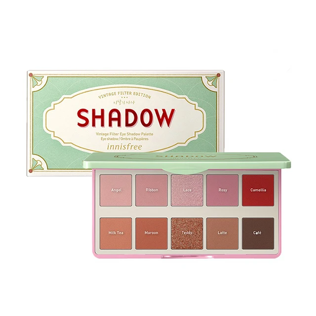 Innisfree vintage filter eyeshadow palette Private Label OEM ODM Make Up Beauty Korean Cosmetics Custom Logo Makeup Vegan Korea