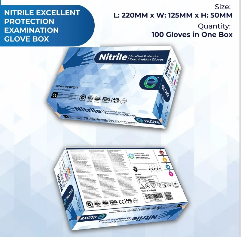 Nitrile examination glove