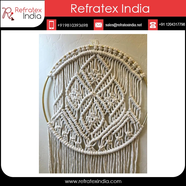 New  Decorative Cotton  Macrame Dream Catchers