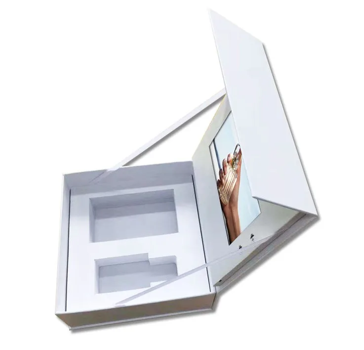 bespoke advertising business video boxes box gift lcd screen lcd display box