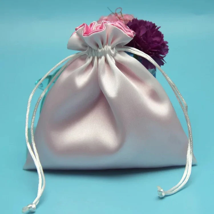 
Custom logo velvet pouch dust bag metal crafts stocked string bag 