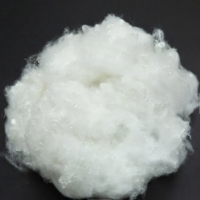 100% Polyester Staple Fiber 2.5D Micro Solid White Vikohasan Manufacturer and synthetic fiber and GRS recycled polyester fibre