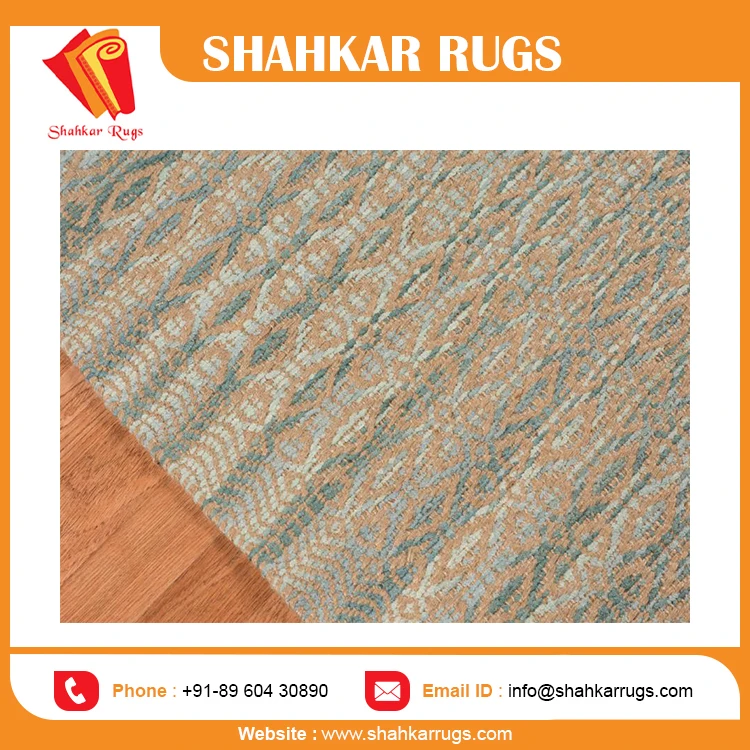 Printed Rugs for Living Room Persian Carpet Flat Weave Carpet Bulk Supplier of Modern Adult Plush Rectangle Jute & Art Silk