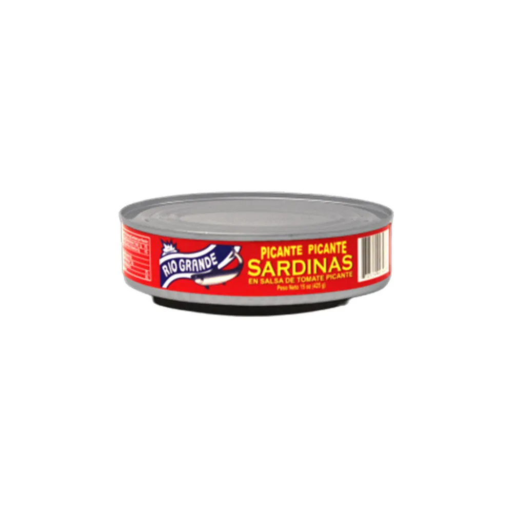 Rio Grande Sardines in Hot Tomato Sauce Healthful Easy Preparations Spicy Sauce