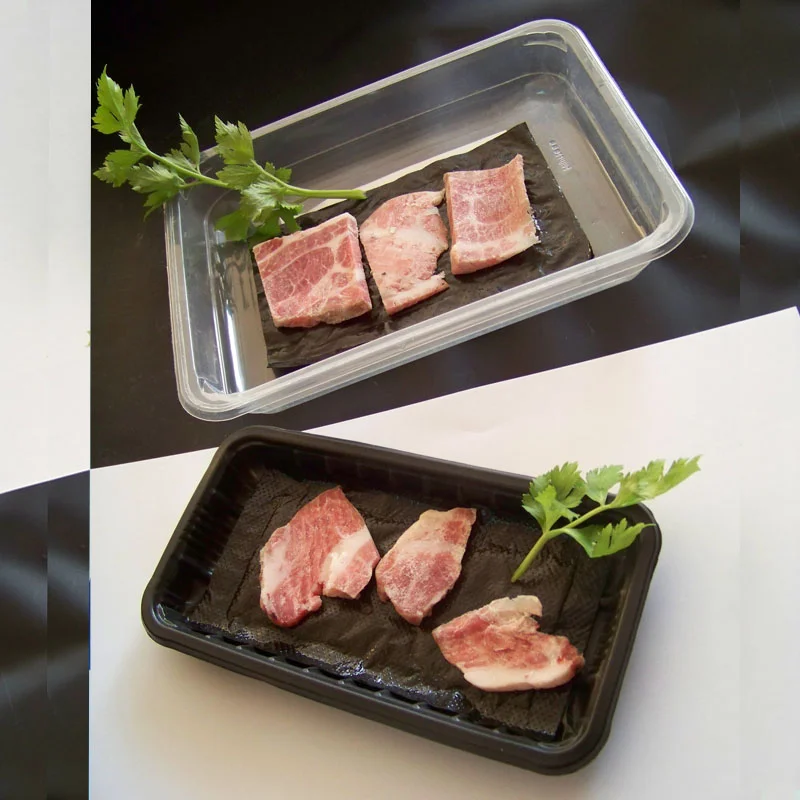 Fresh Food Biodegradable Packing Box for Mushroom PP Plastic Tray
