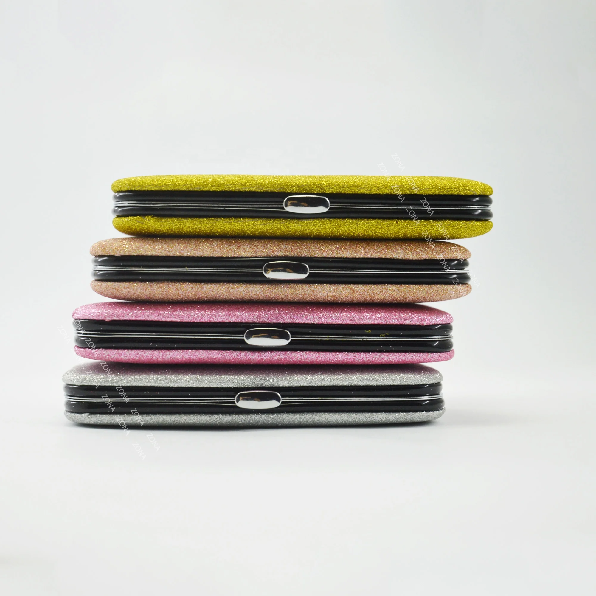 Glitter Magnetic Lash Tweezers Case Cosmetic Tool Storage Box For Tweezer kit For Eyelash Extensions Tools