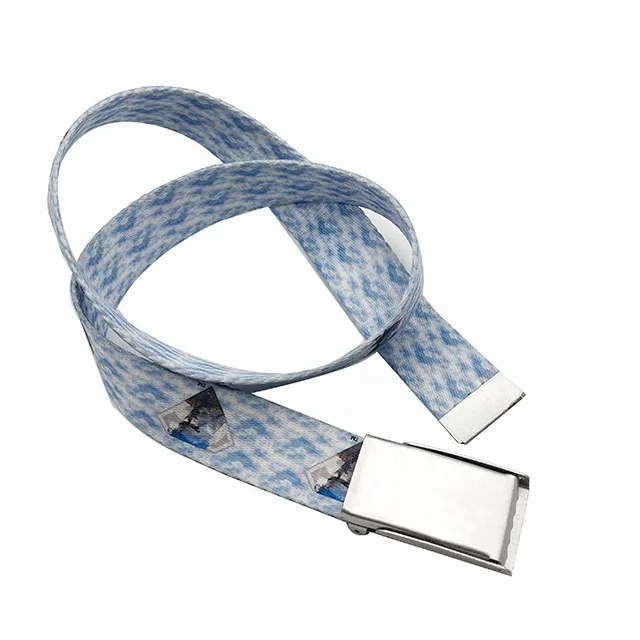 Promotion Gift Customized Fashionable Cartoon Sublimation Printing Waist Belts for Kids