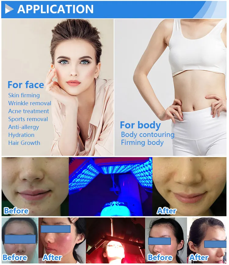 
LED Skin Rejuvenation Beauty equipment led photon therapy machine 