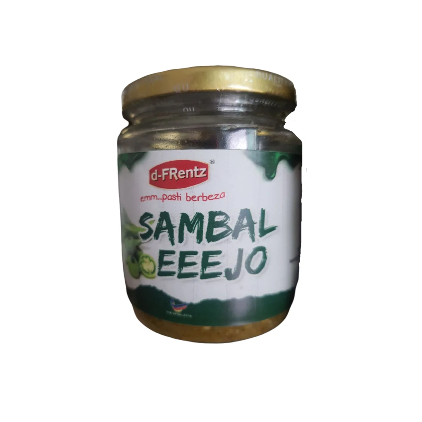 Ready to Eat Sambal Eeejo Green Chili Shrimp Paste 185GM 10 Jar Per Box Muslim Friendly Halal Perfect to Eat with Rice