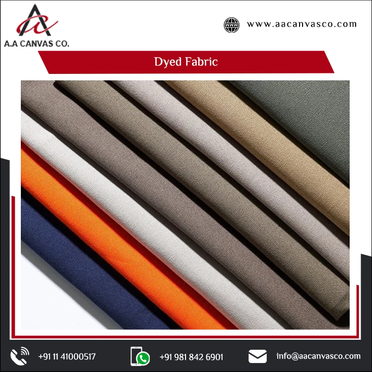 Indian Exporter of Solid Color Organic Yarn Dyed Calico 100% Cotton Fabric for Tent