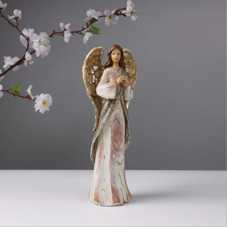 Polyresin Praying Angel Figurine