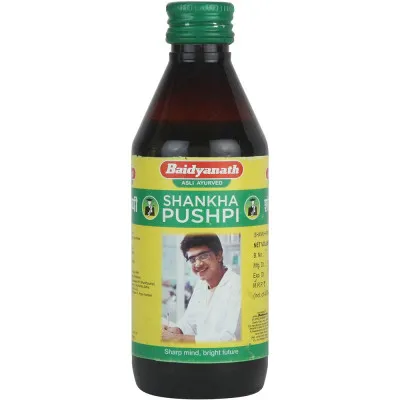 Аюрведический сироп Baidyanath Shankha Pushpi (450 мл) ухаживайте за утомлением и слабостью