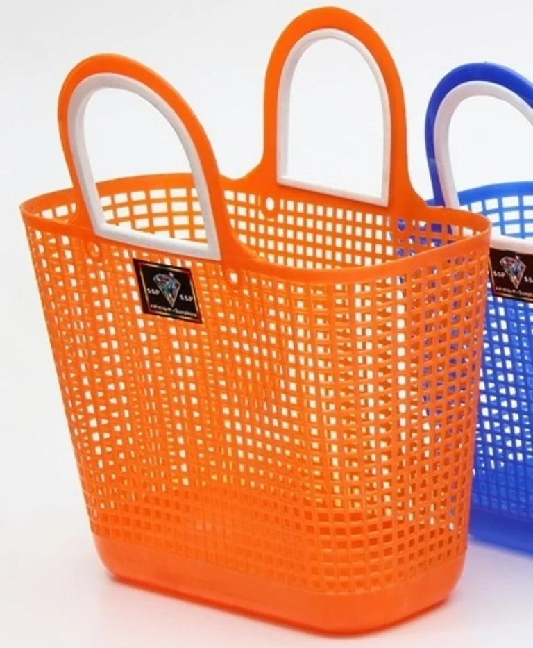 Unbreakable plastic basket