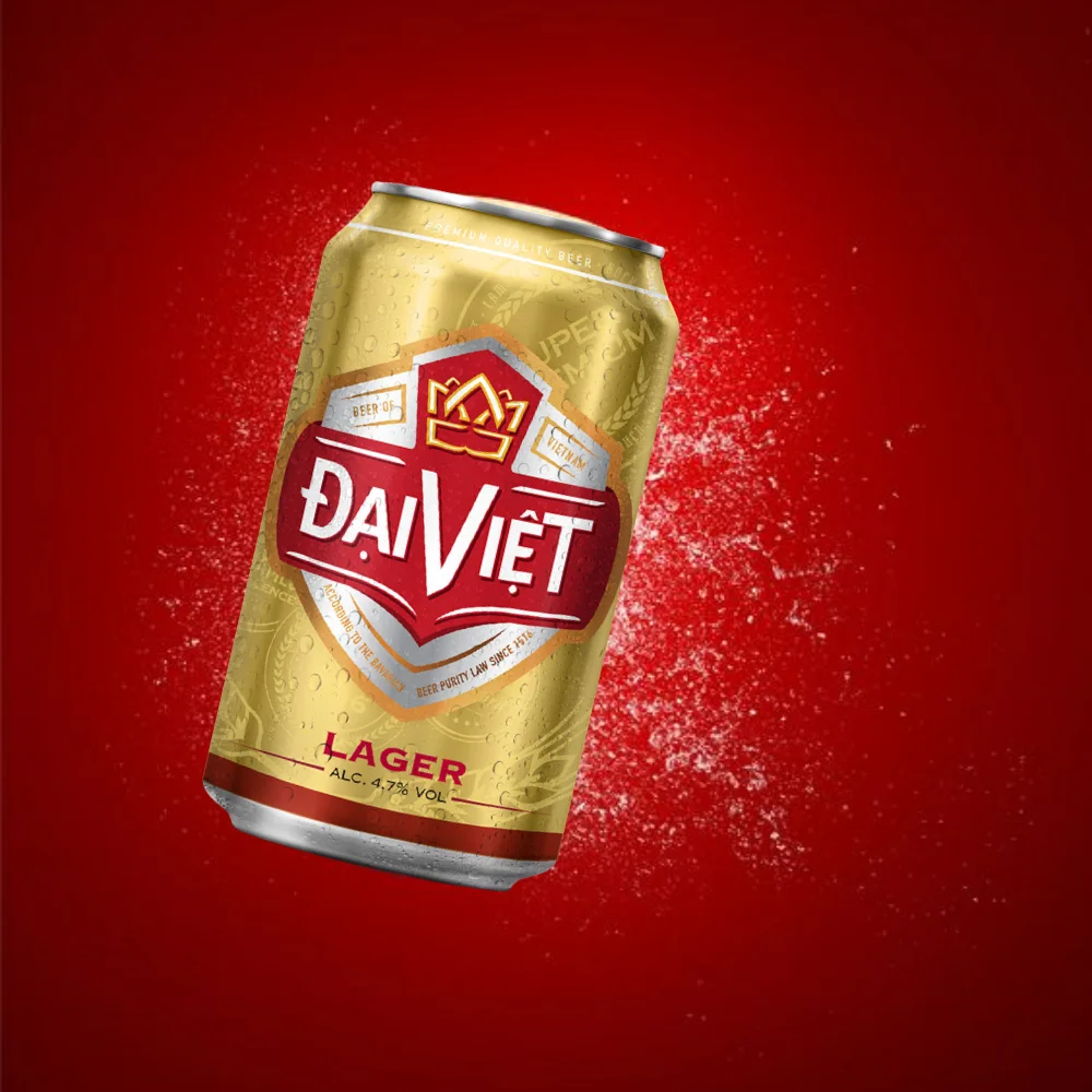 Пиво Dai vietnam Lager Alc 4.7% Vol алюминиевая банка 330 мл высококачественный спиртовой напиток пиво для продажи