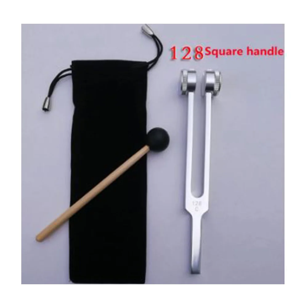 Medical Tuning Fork Set 256Hz & 1024Hz - International Standard with Hammer, Aluminum, and Cloth Feeding