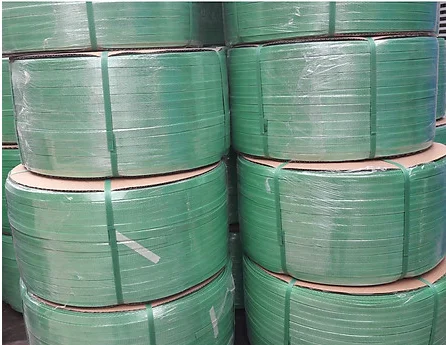 Pet strap price - pet strap polyester packing green black color _Ms. Azura