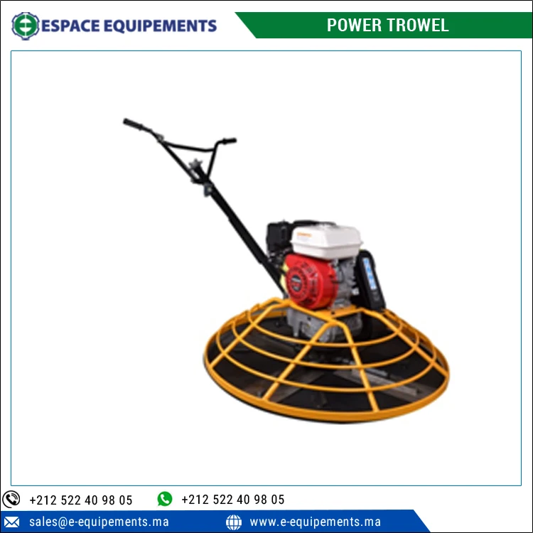 Отличная производительность 5 л Объем топливного бака бетона Walk-behind сила кельма машина для уплотнения и затирки поверхностей