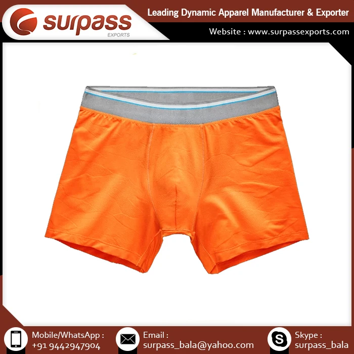 Wholesale Woven Fabric Breathable Mens Boxer Briefs