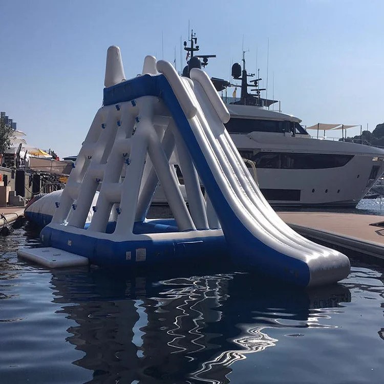 
Best selling Summer water floating toy inflatable water park inflatable climbing iceberg tower 