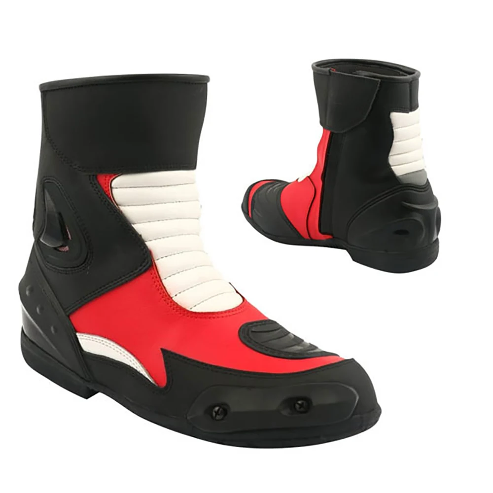 Custom Best Quality Motorbike Shoes  Protective Leather boots
