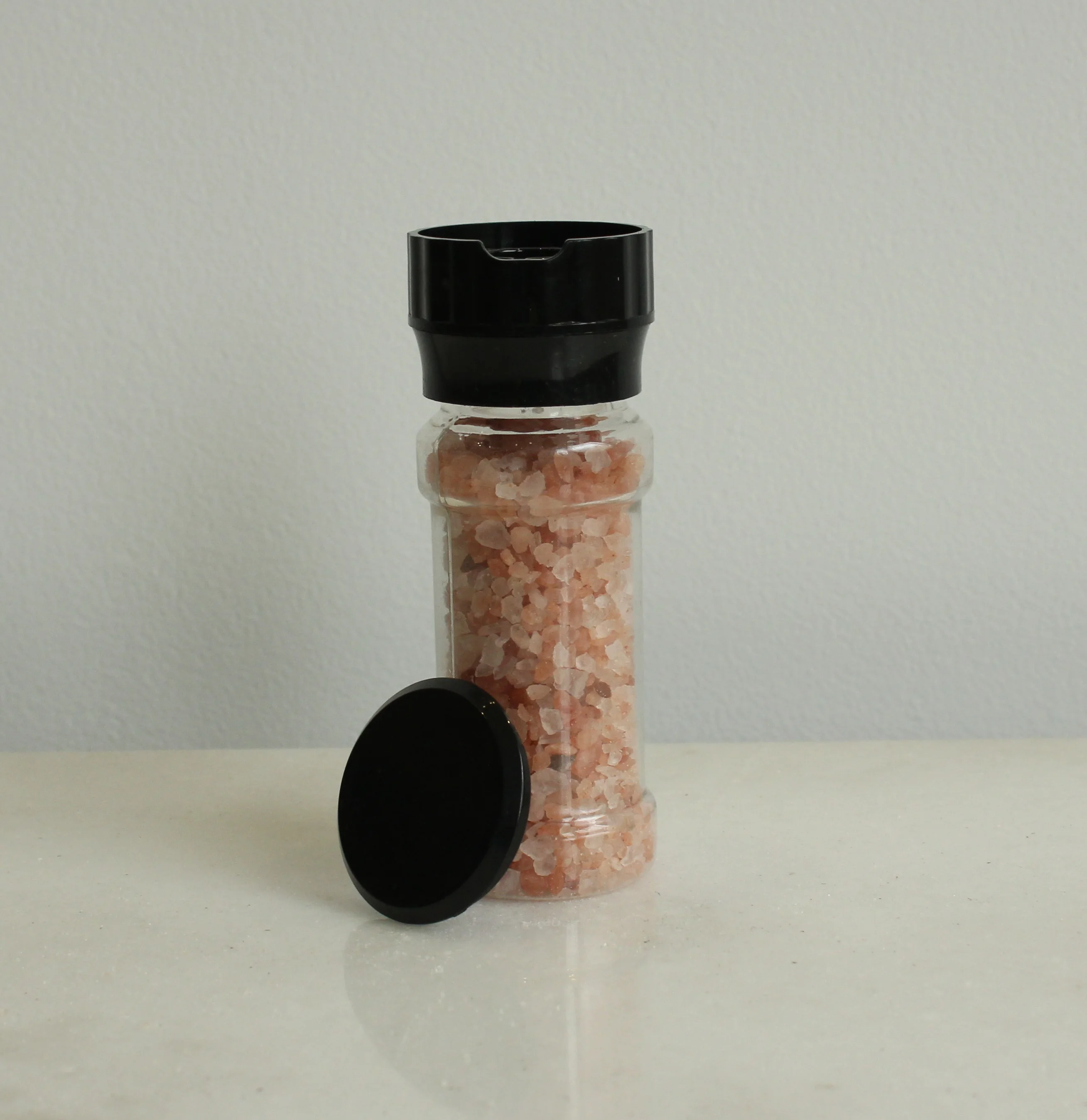 
Himalayan Pink Rock Salt 2mm-5mm Medium Pink Color Salt Grinder - Packaging 100g PET Grinder Bottles in Bulk 