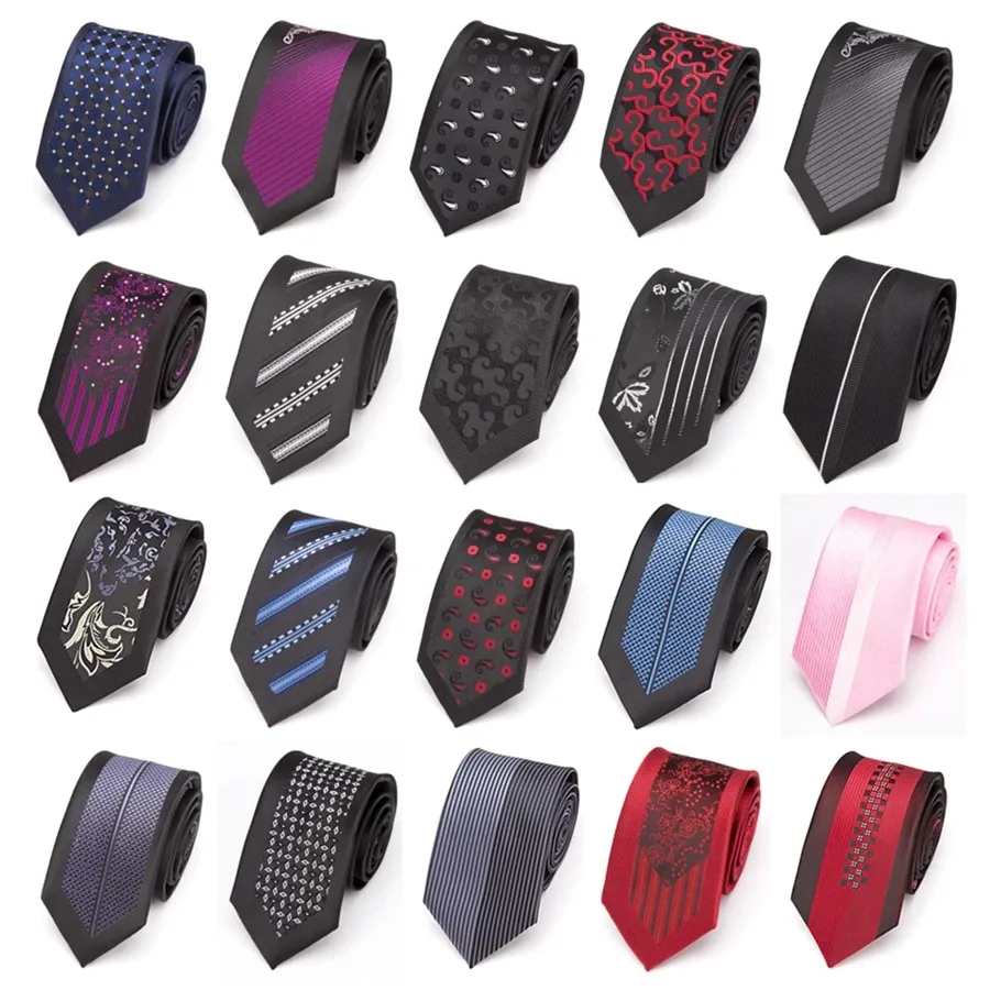 Mens Ties Formal Luxurious Striped Necktie Business Wedding Fashion Jacquard 6cm Ties for Mens Dress Shirt Accessories Bow Tie