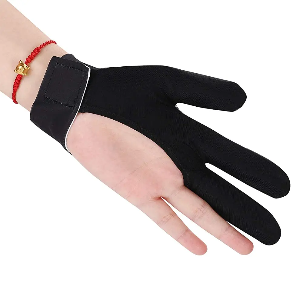 Oem  Wholesale Best Billiard Snooker Table Game Player Gloves With Fingers