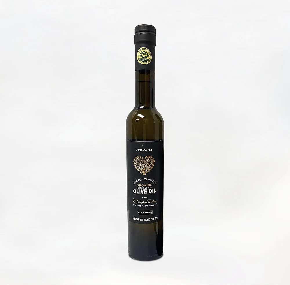 
Certified Organic Cold Pressed Black Label Arbequina Extra Virgin Olive Oil 375 ml (12.6 FL OZ) - COOC-Certified EVOO 