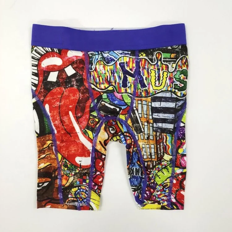 New style kids underwear briefs boxer bright color printed short toddlers elastic waistband boys breathable underwear