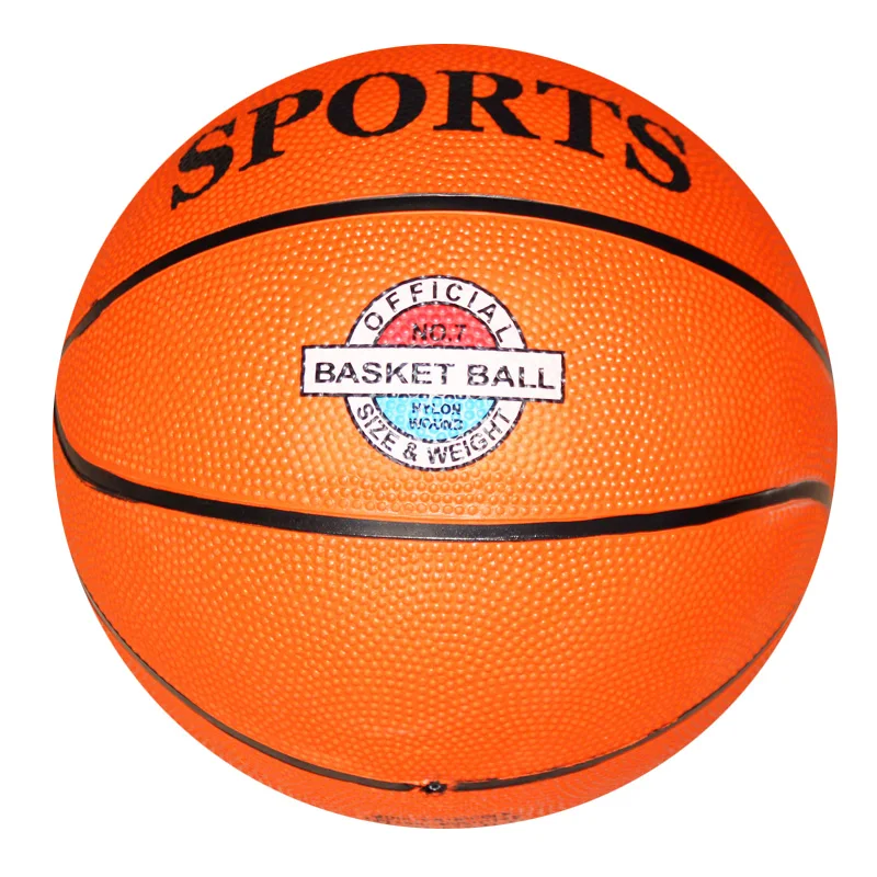 High Quality rubber Official Size 5 6 7 Basketball China, Custom Logo orange Basketball For Training