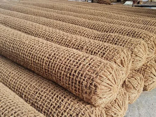 Coconut coir log for river bank stabilization - coir log for erosion control