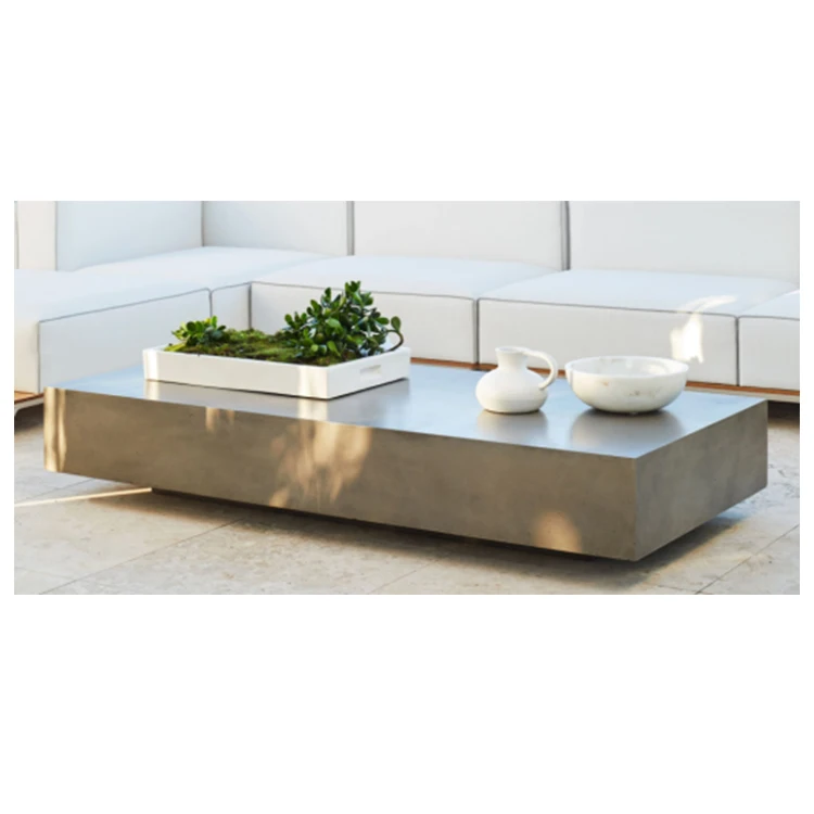 Nordic Industrial Style Concrete Side Table Cement Side Table Concrete Coffee  Table