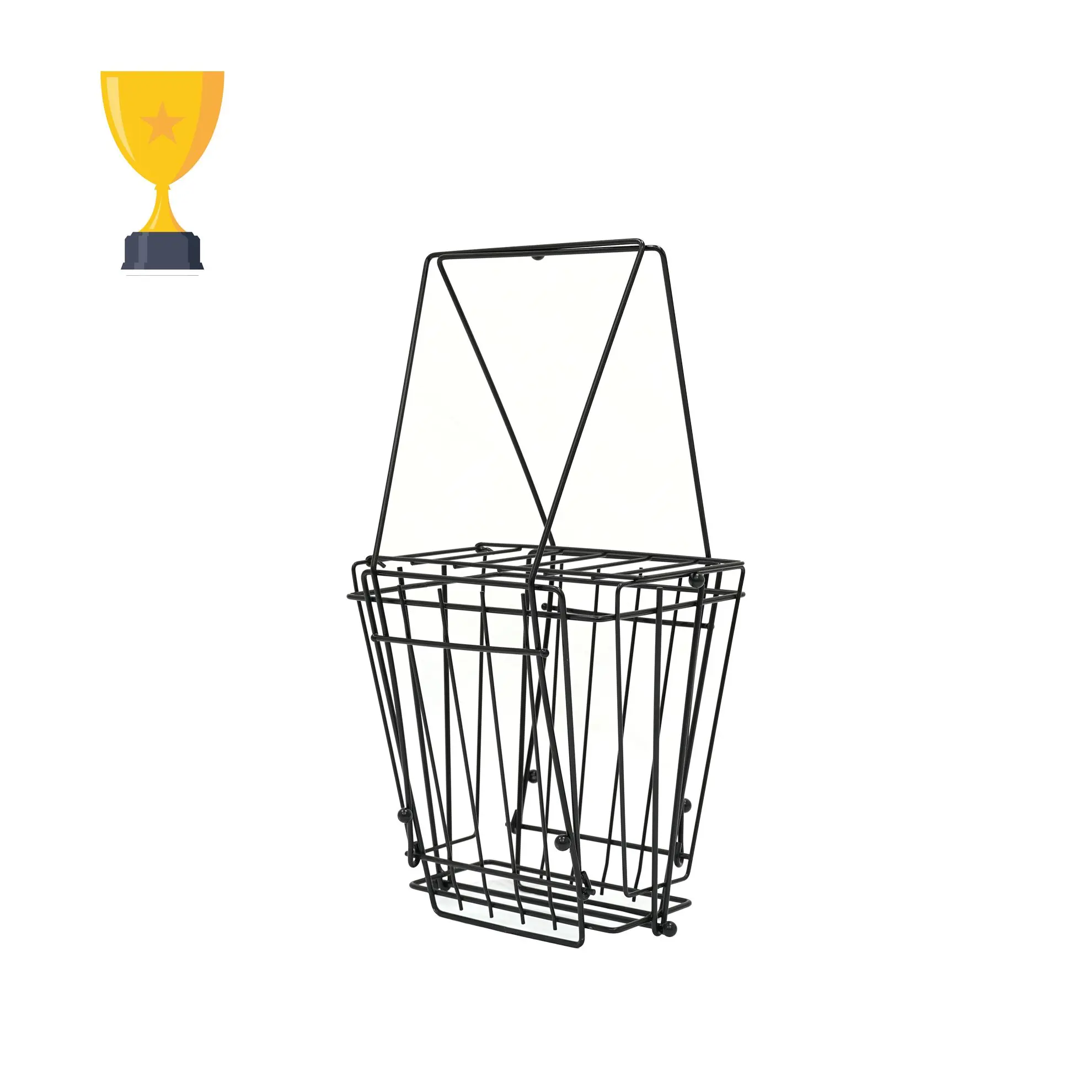 Ball basket cart for tennis training