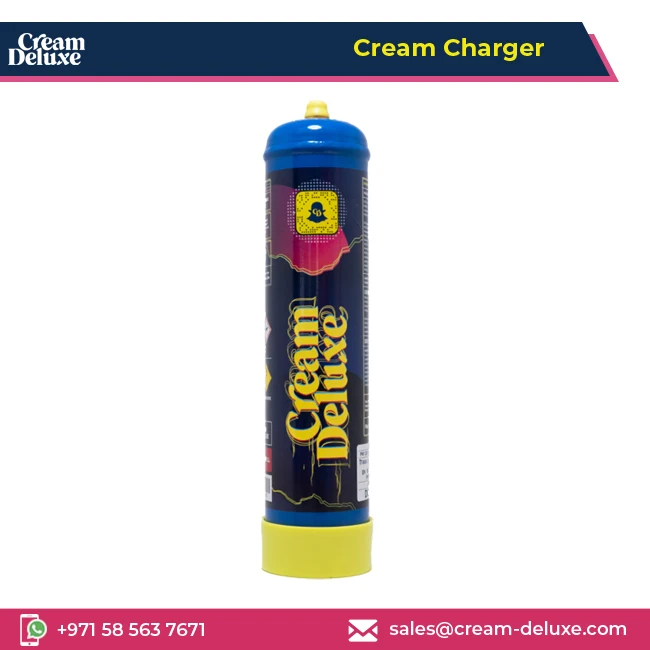 Low Price Top Most Selling Easy Grip 615g Whipped Cream Charger Cream Deluxe Cylinder Refill for Cream Dispensers