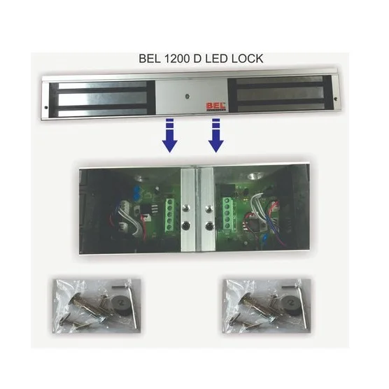 High Grade BEL 1200-D-LED Double Magnetic Door Lock With Magnet Smart Door Lock