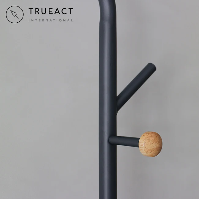 Готов к отправке, новый дизайн, деревянная стойка для одежды в форме дерева, металлическая напольная вешалка для шляп и пальто, подвесная рейка, стойка