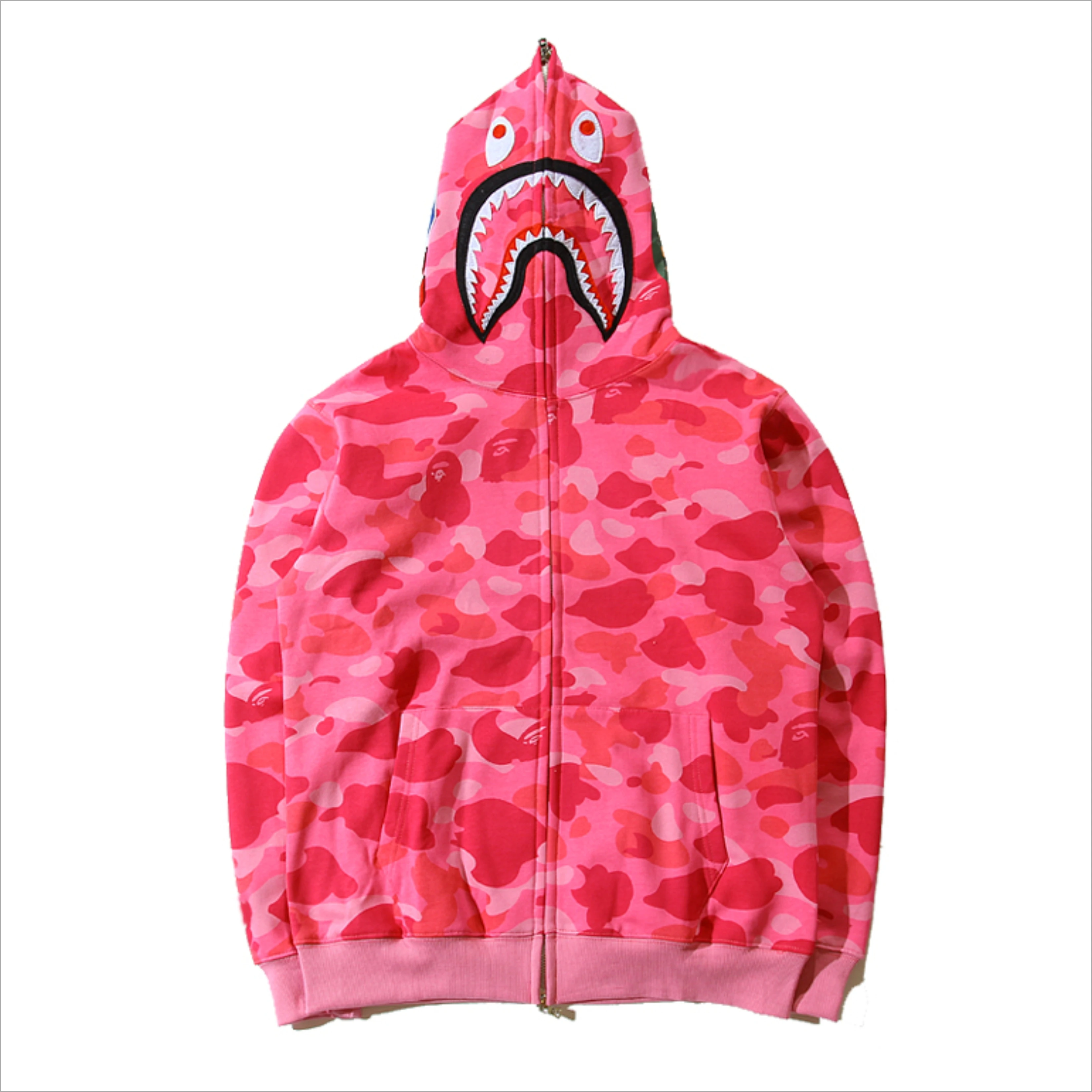Высококачественная толстовка с капюшоном bape shark, камуфляжный хлопковый свитшот от поставщика, куртка bape, мужские толстовки с капюшоном в виде акулы, пуловер