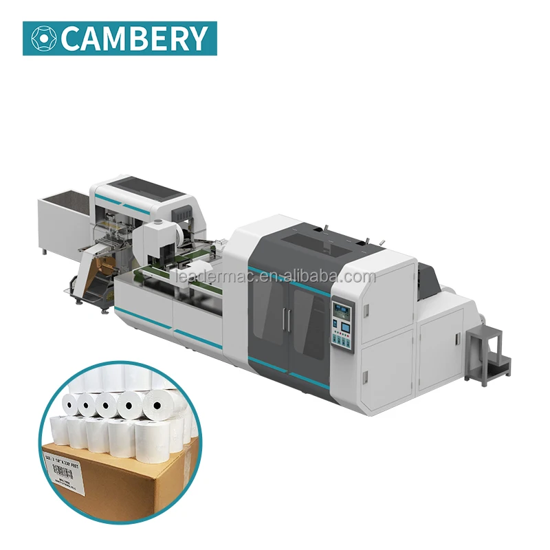 Hot Selling Fully Automatic Thermal Paper Rolls Slitting Rewinding Production Line