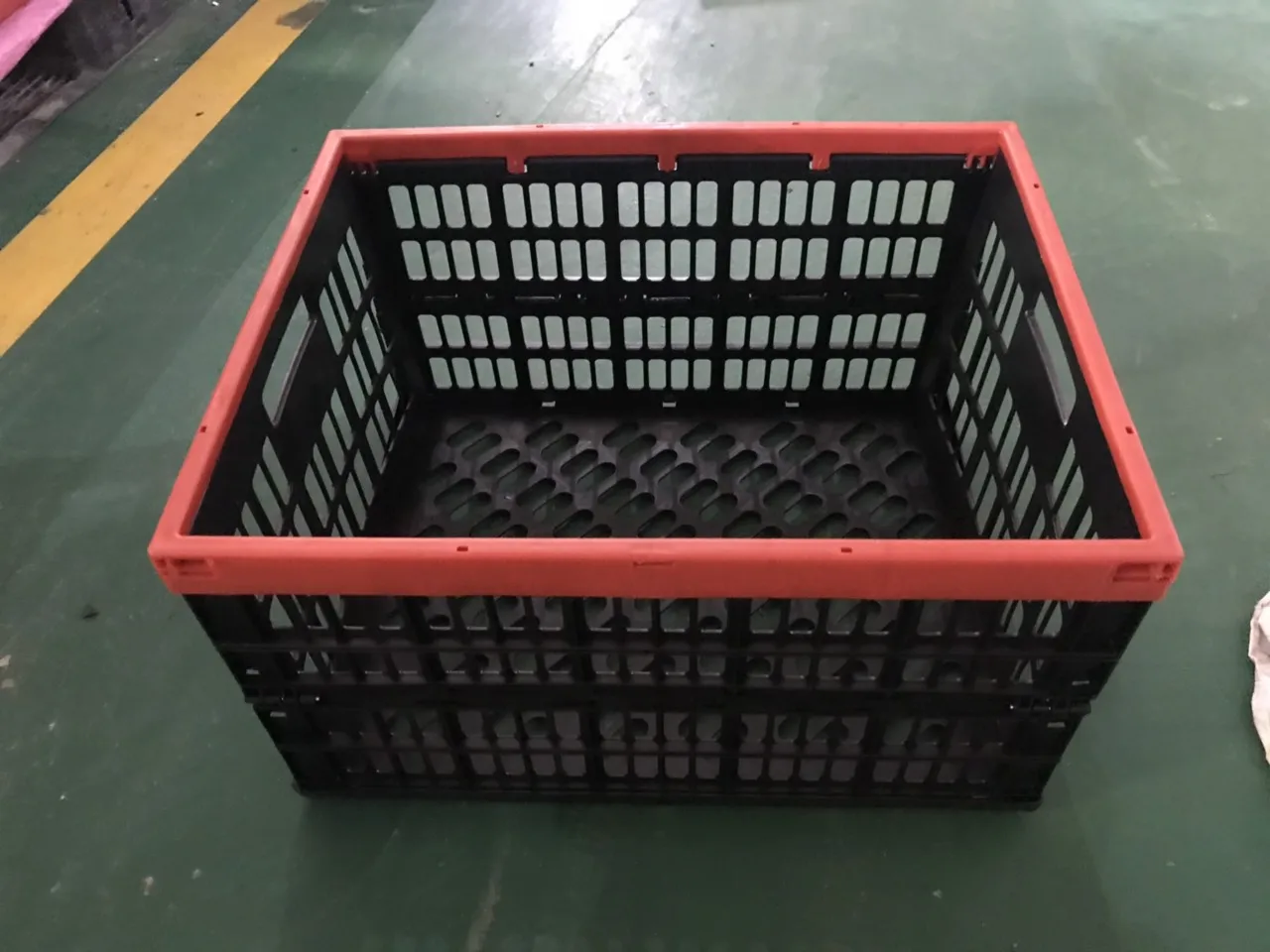 Удобные современные пластиковые складные транспортные ящики для овощей фруктов коробка хранения документов и пикника