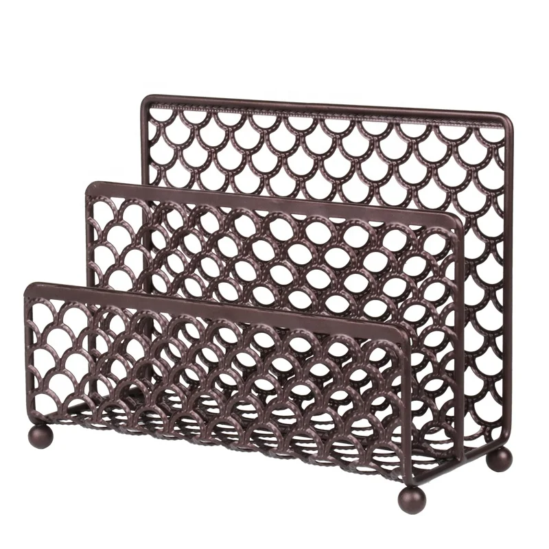 Fast delivery factory price home office metal articulos de escritorio table organizer for desktop