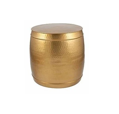 Modern Design Hand Hammered Coffee Table Manufacturer Latest Design Handmade Hammered Metal Side Table Supplier