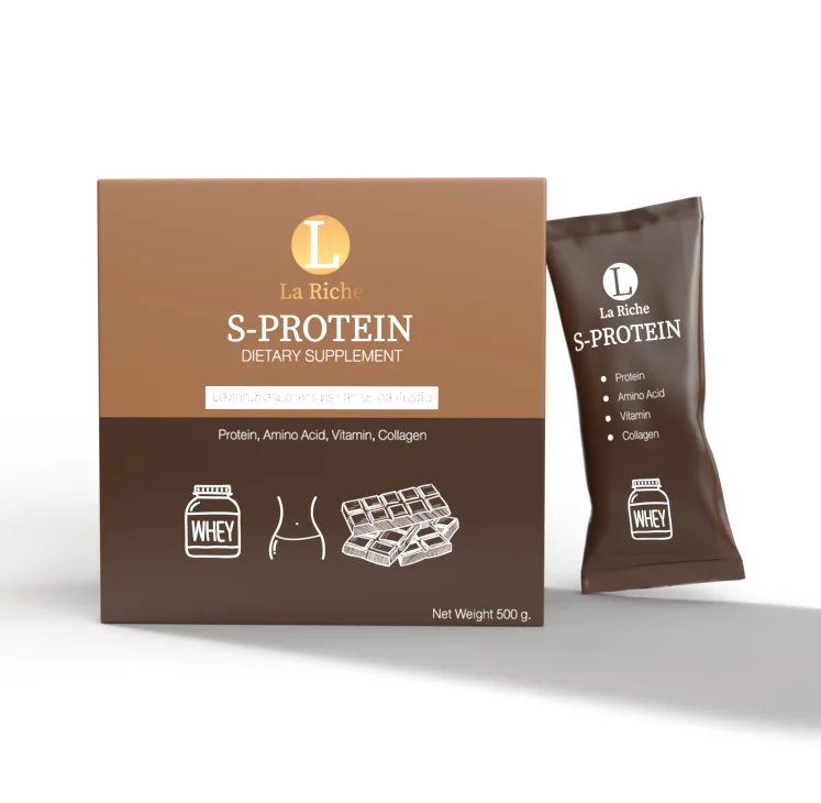 Replace meal Whey Protein Powder 100% Standard For Outdoor Fitness Whey Protein Diet Meal Replacement in 12 Pack from Thailand