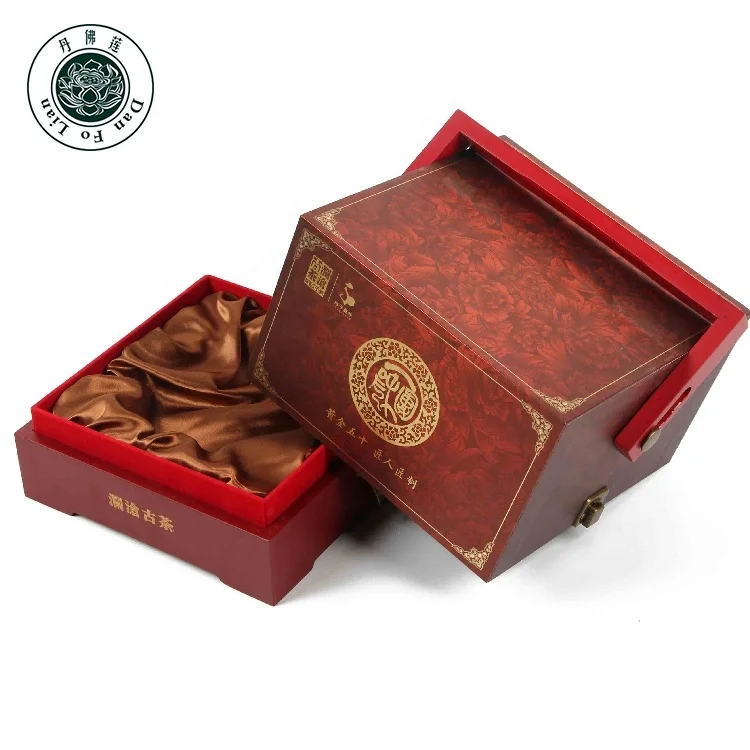Custom wood presentation box custom made large decorative mdf gift boxes with handle