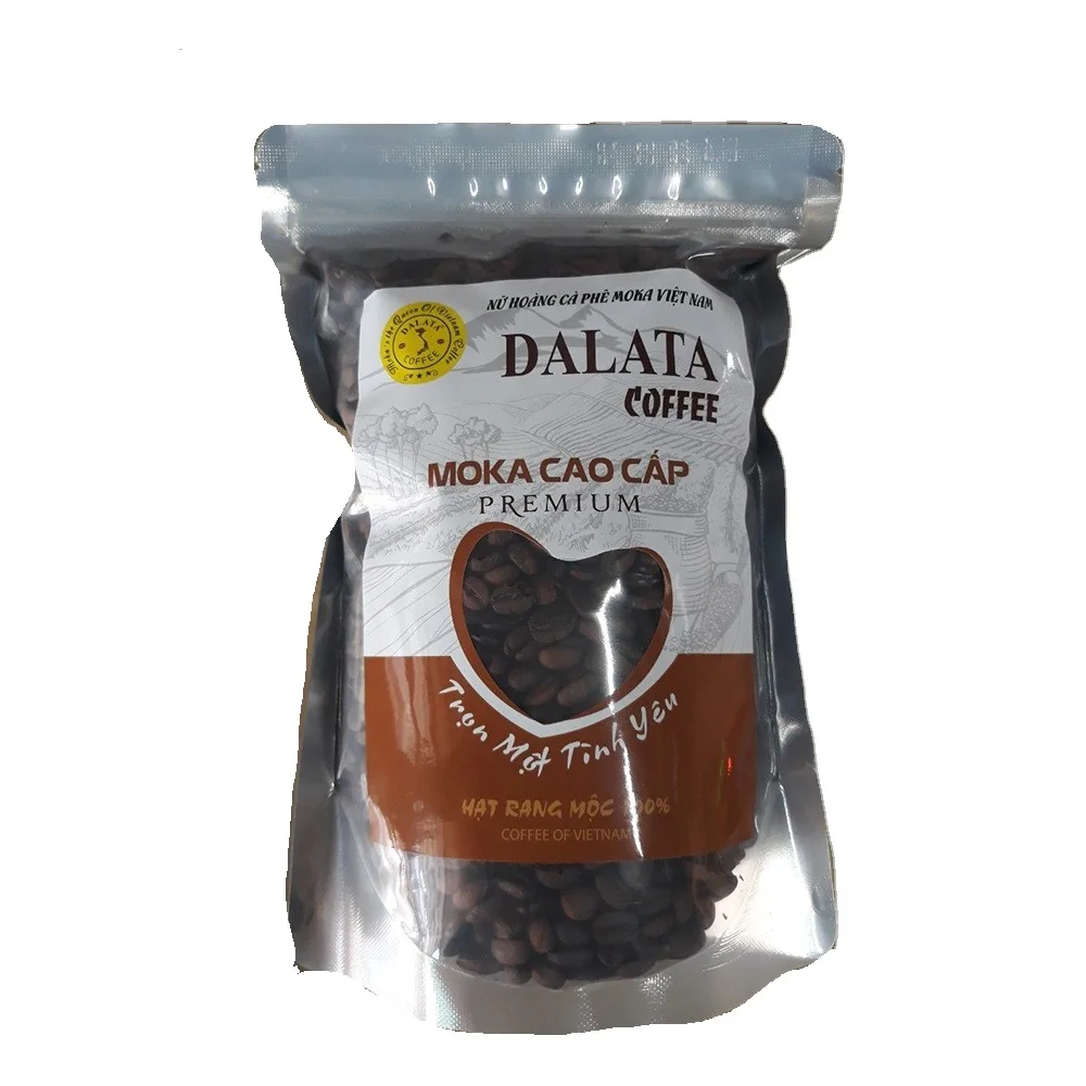 High Quality Premium Moka Roasted Beans With Caffeinated Feature Place Of Origin Vietnam Dalat Specialty Wholesale