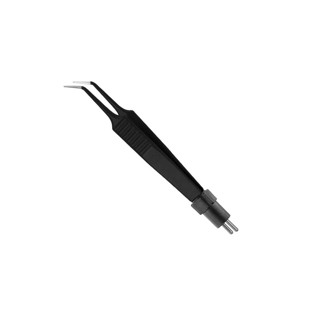  Благородный сенсорный ювелиров с антипригарным покрытием Биполярные щипцы 4 5 '(11 см) угловой 0 6 мм 25 наконечник