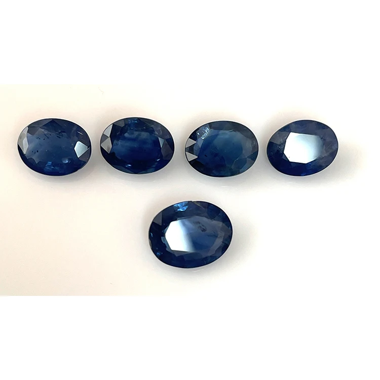 High Quality 100% Natural Blue Sapphire 7x9 Oval Cut for Jewelry Fancy Gemstone with Colored Top Listed Exporter Bulk Purchasers