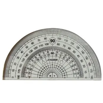 Tianjin production of storage convenience for learning semicircle ruler