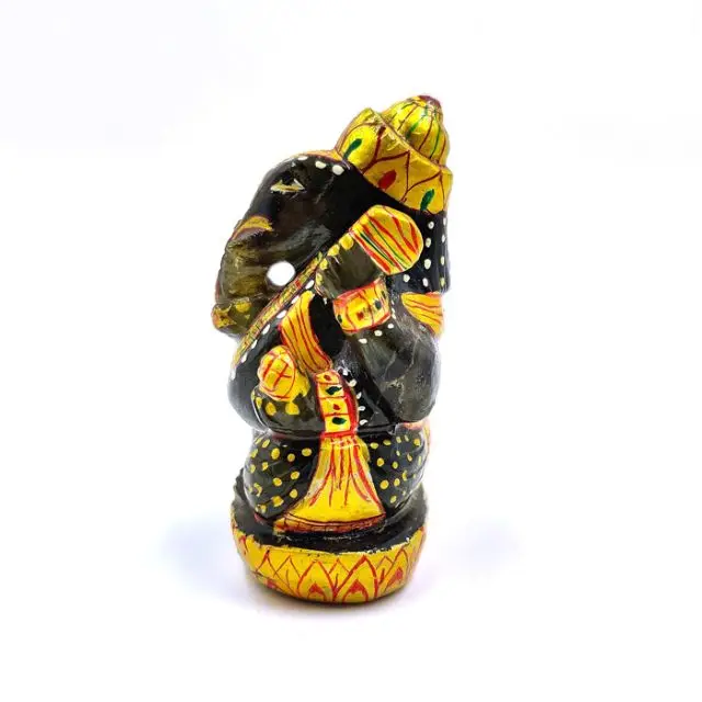 Labradorite Painting Ganesh Lord Ganesha Vinayaka Ganapati Statue carving labradorite stone