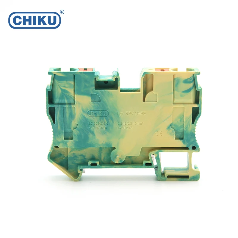 HUNTEC RPV Series new design electrical terminal block connector din rail 10 for inverter distribution box