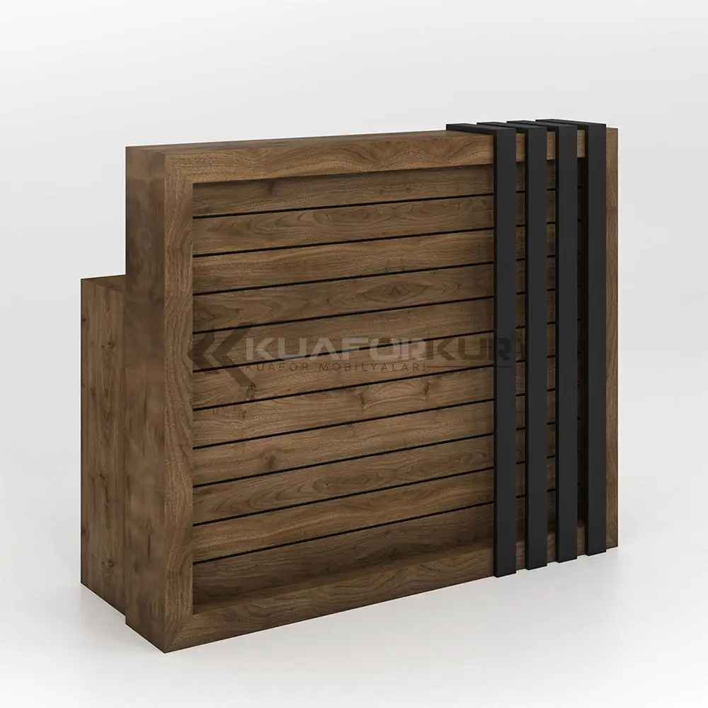 Wholesale Beauty Salon Furniture Reception Desk New Design Best Selling Modern Front Desk Classic Barber Desk
